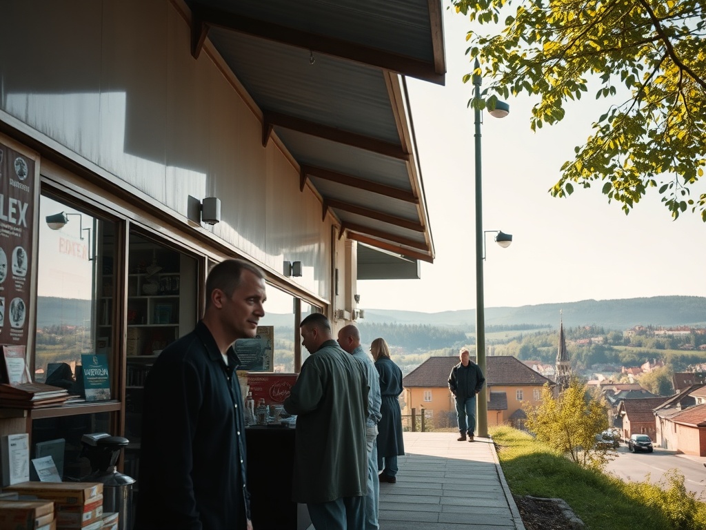 Znak Miejskiego Ośrodka Sportu i Rekreacji (MOSiR) w Lubaniu, symbolizujący poszukiwanie nowego dyrektora
